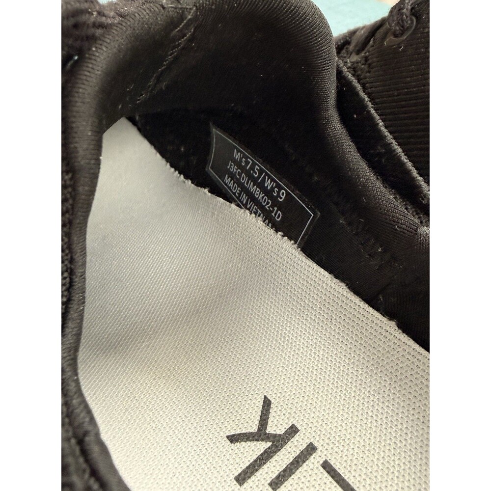 Kizik Lima Shoes Mens 7.5 Womens 9 Blackout Black Outsole Hands-Free Unisex - Picture 6 of 12